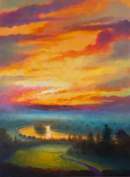 Regenbogenhimmel Petersham Meadow, 2017